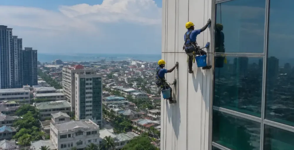 pembersihan-gedung-makassar-tanpa-scaffolding-rope-access-cover